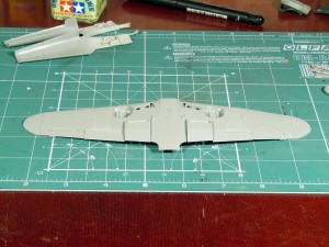 Messerschmitt Bf-109 F2 Звезда 1/48. Крыло почти в сборе